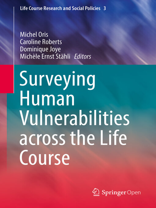 Title details for Surveying Human Vulnerabilities across the Life Course by Michel Oris - Available